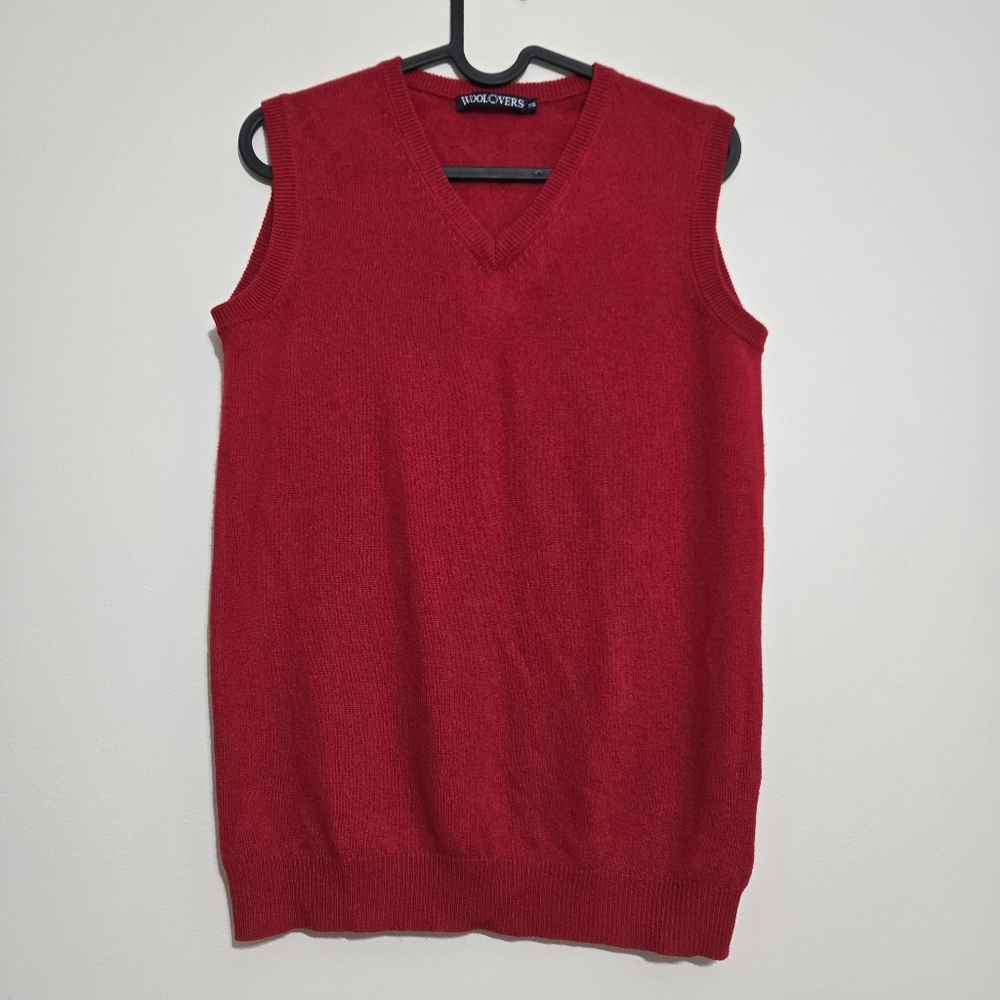 Woolovers Merino Wool and Cashmere Pullover Sleeveless Sweater Vest XS